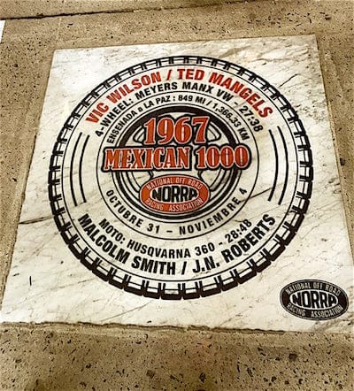 Ensenada Walk of Fame Plaque